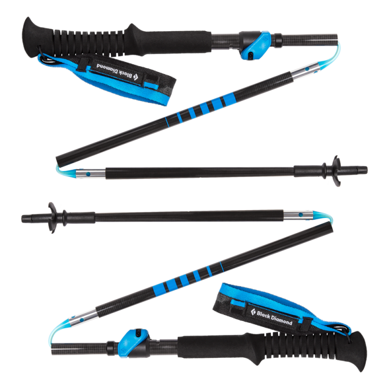 Black Diamond Distance Carbon FLZ poles Ultra Blue