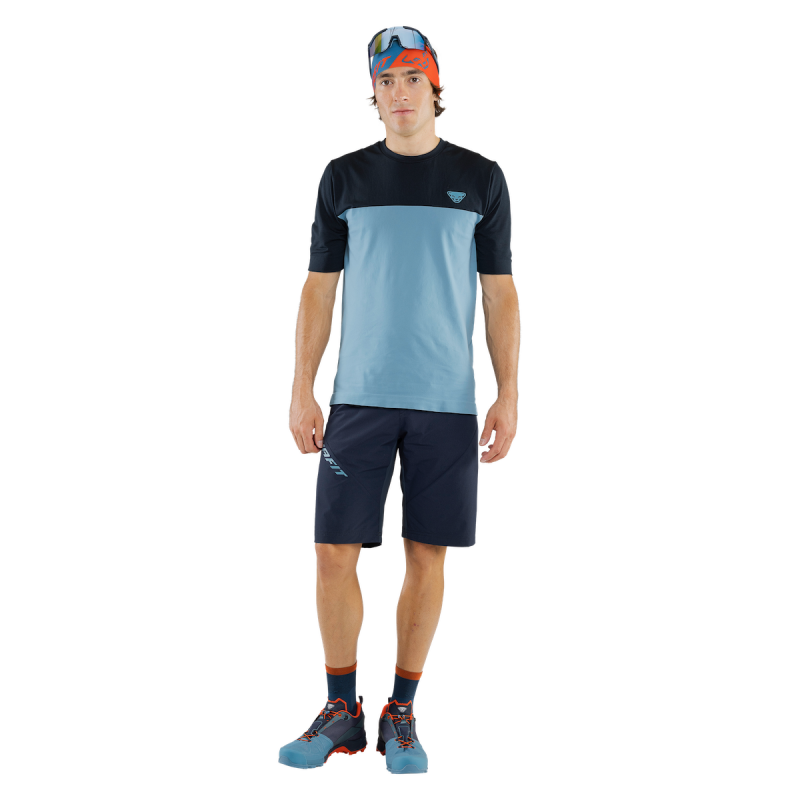 Dynafit Traverse S Tech S/S Tee M Storm Blue / Blueberry