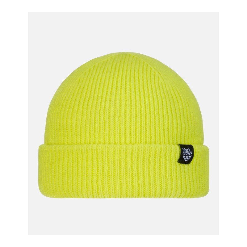 Black Crows Ski Urban Beanie Neon Yellow