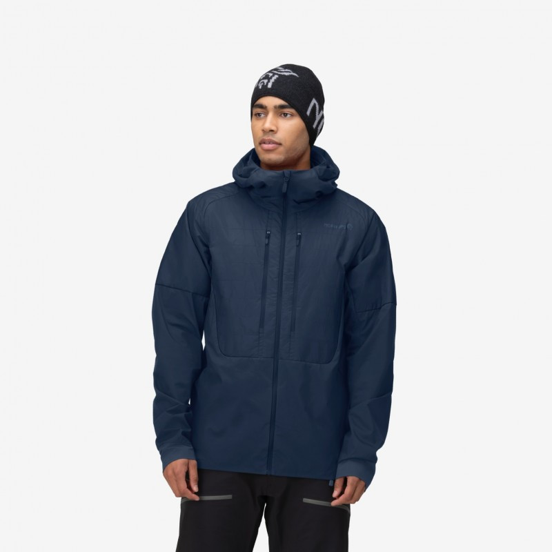Norrona Lyngen Aero 80 Insulated Zip Hood Indigo Night
