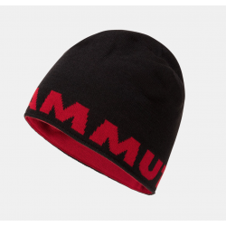 Mammut Logo Beanie Deep Black Tangerine