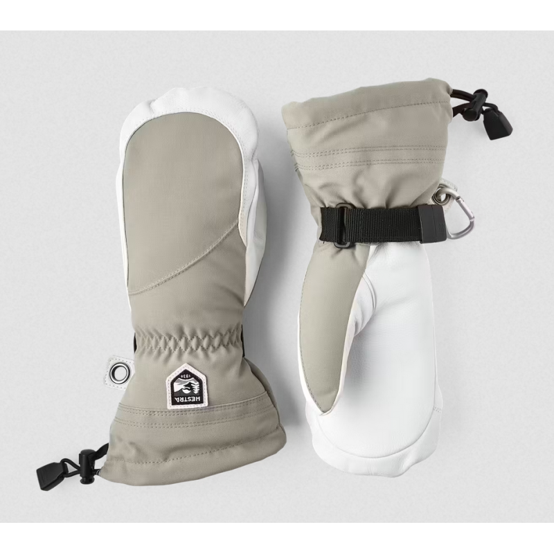 Hestra Heli Mitt Femme Khaki / Off White