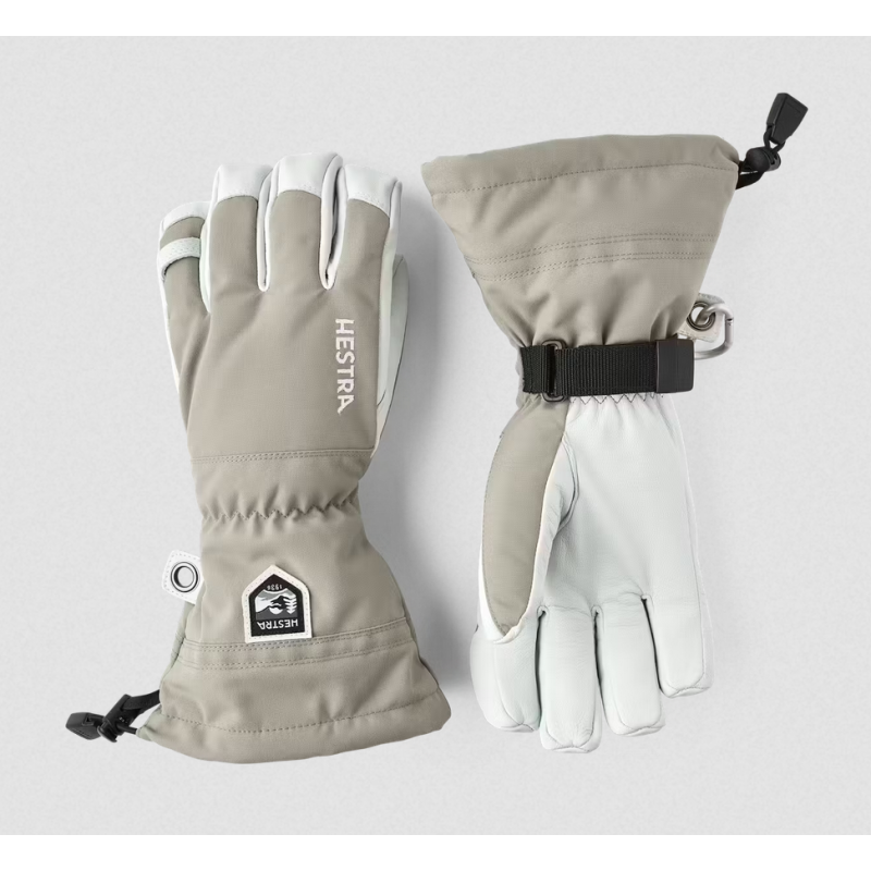 Hestra Army Leather Heli Ski beige