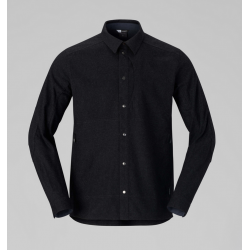 Norrona Tamok Wool Plain Shirt M Caviar Melange