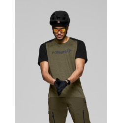 Norrona Fjora Equaliser Lightweight T-shirt Men Olive Night