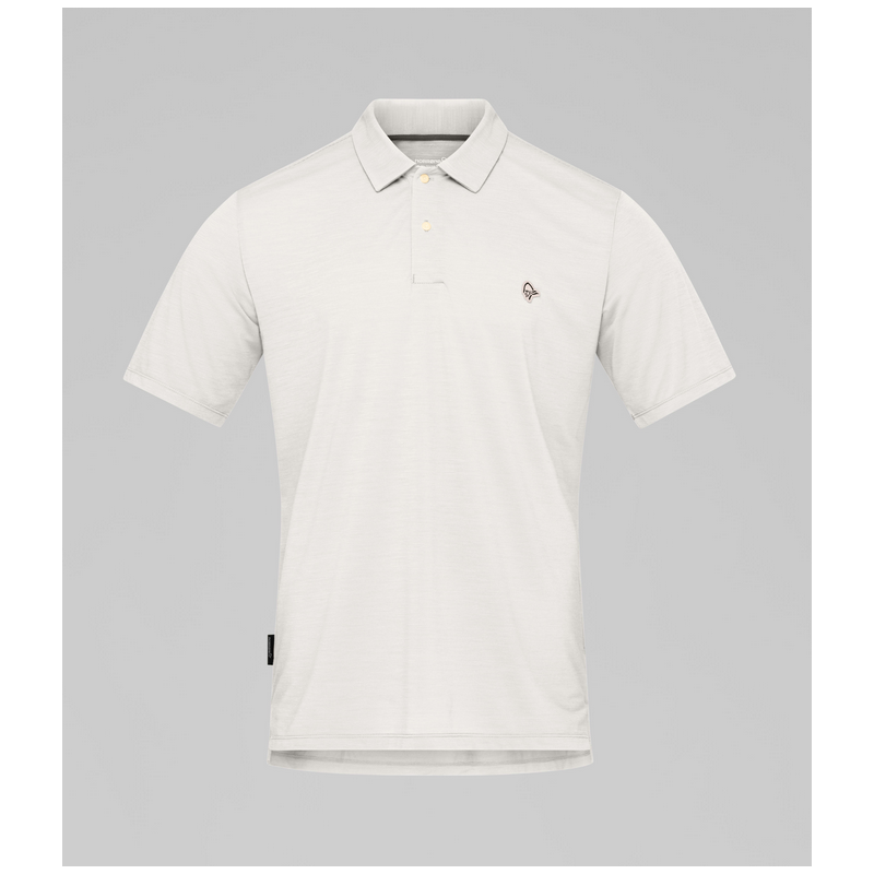 Norrona Femund Equaliser Ull Polo Shirt M Snow White