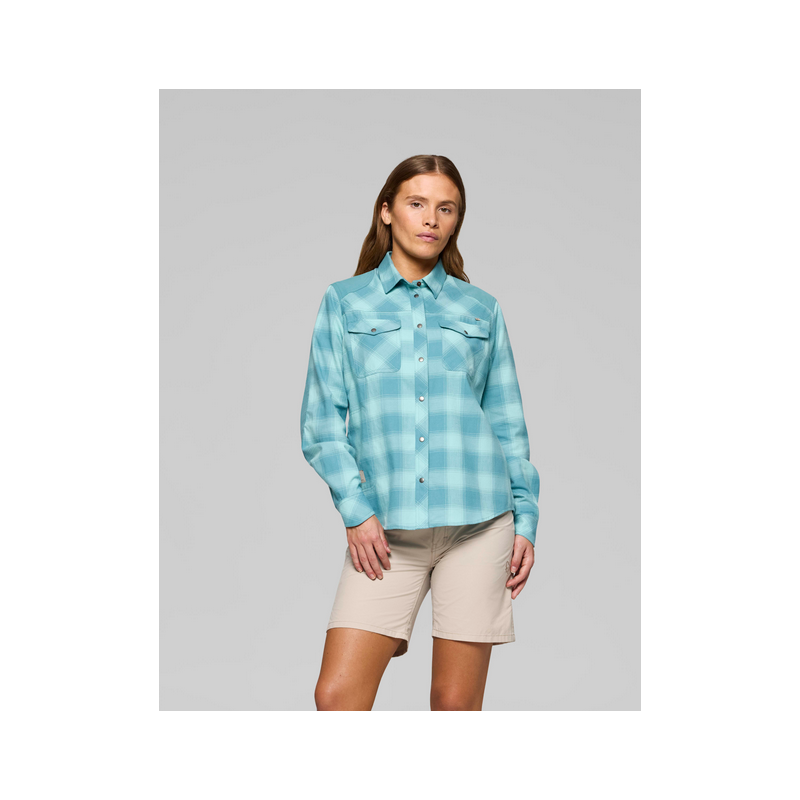 Norrona Femund Flannel Shirt W Brittany Blue