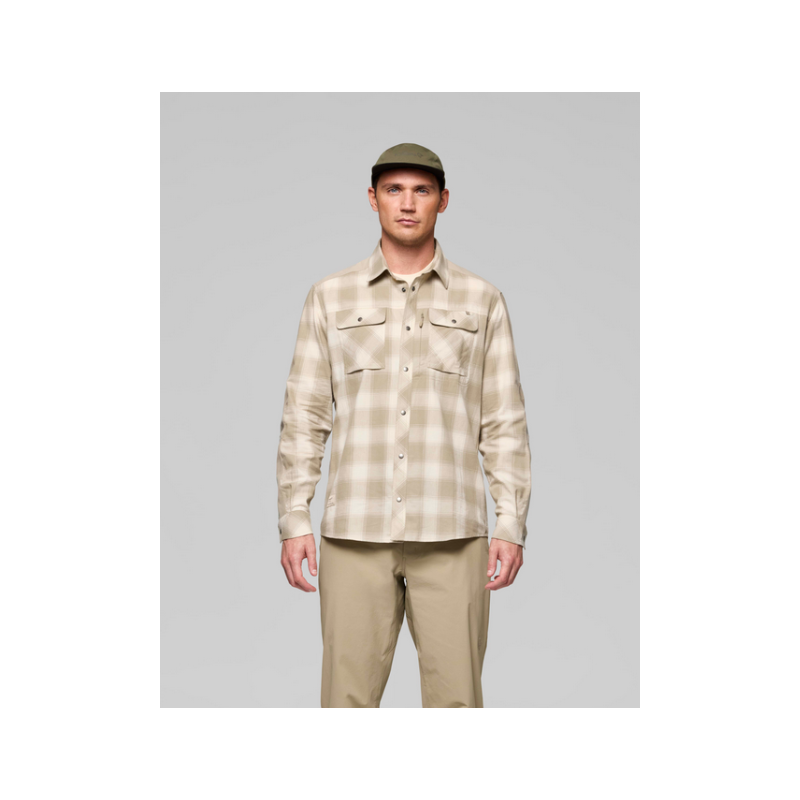 Norrona Femund Flannel Shirt M Oatmeal