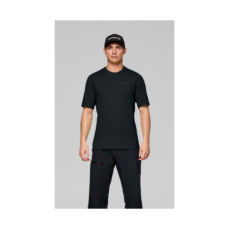 Norrona Falketind Equaliser Ull T-Shirt M Caviar