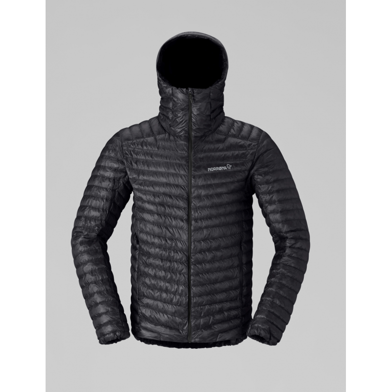 Norrona Trollveggen Superlight Down Hood M Caviar