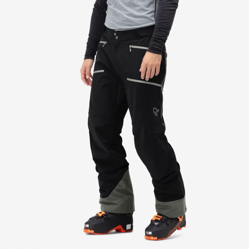 Norrona Lyngen Flex 1 Pant Men Caviar Castor Grey