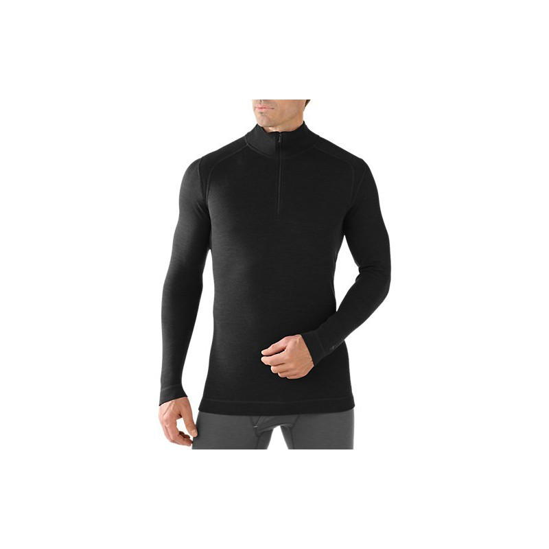 Smartwool - M's Midweight Zip Tee Black