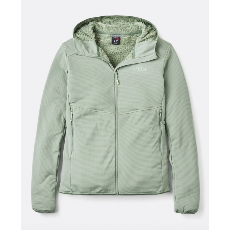 Rab Evolute Hoody W Dark Fig Green