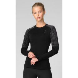 Johaug Elevate Wool Long Sleeve True Black
