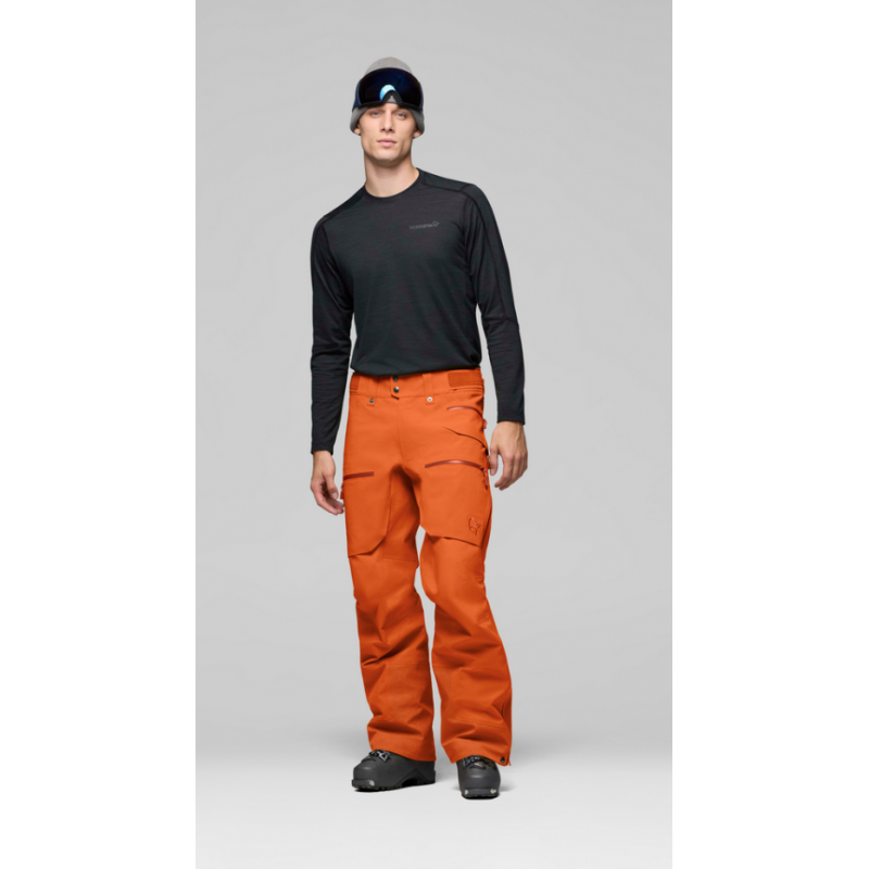 Norrona Lofoten Gore Tex Pant M Gold Flame