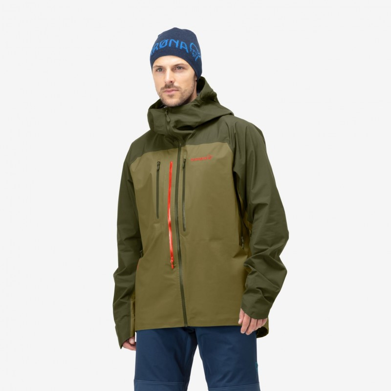Norrona Lyngen GTX Jacket Men Olive Drab / Olive Night