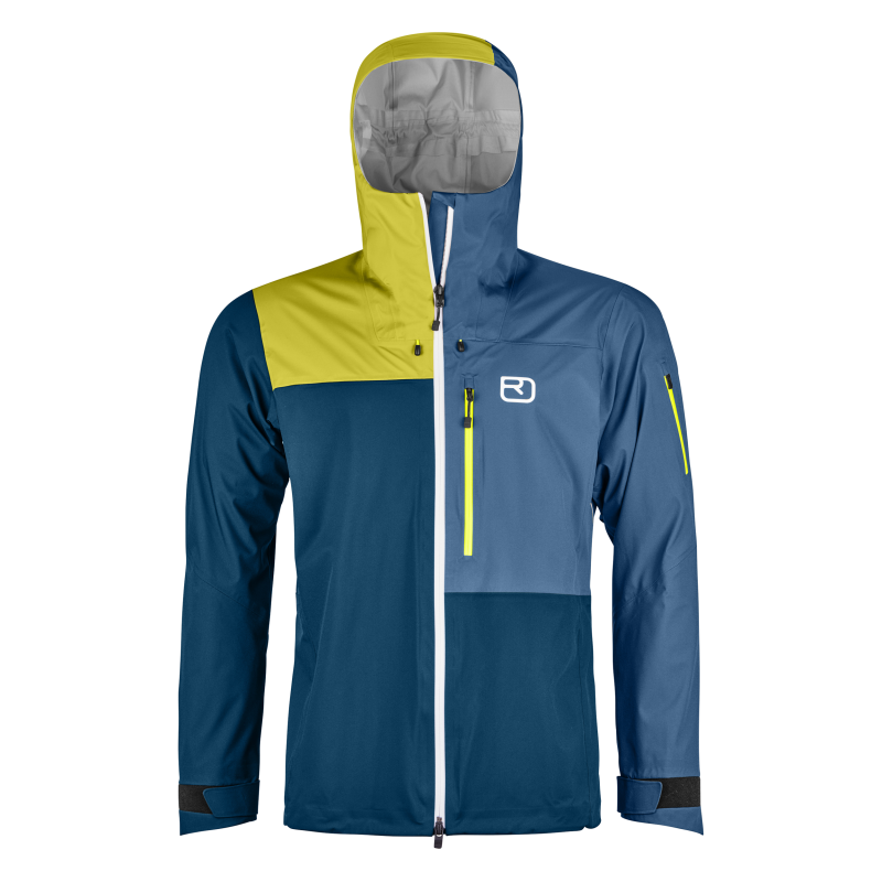 Ortovox 3L Ortler Jacket Men Petrol Blue