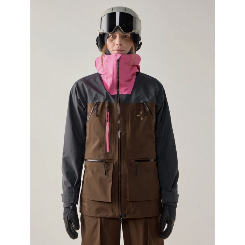Haglöfs Vassi GTX Pro II Jacket Lantana Pink / Oak Bro