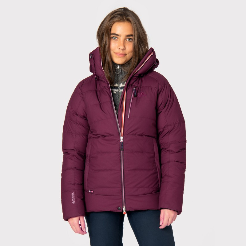 Elevenate W Combin down Jacket Aubergine
